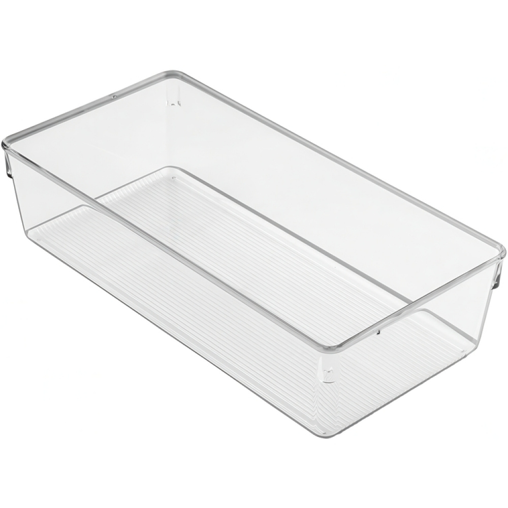 Förvaringsbricka, Kraftig, DRESSER DRAWER ORGANISER MEDIUM , 30,5 cm x 15,2 cm x H 7,6 cm, Transparent i gruppen Förvaring / Garderobsförvaring / Sorteringslådor hos SmartaSaker.se (40685)
