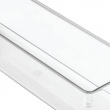 Förvaringsbricka, Kraftig, DRESSER DRAWER ORGANISER SLIM, 30,5 x 10,2 x H 7,6 cm, Transparent