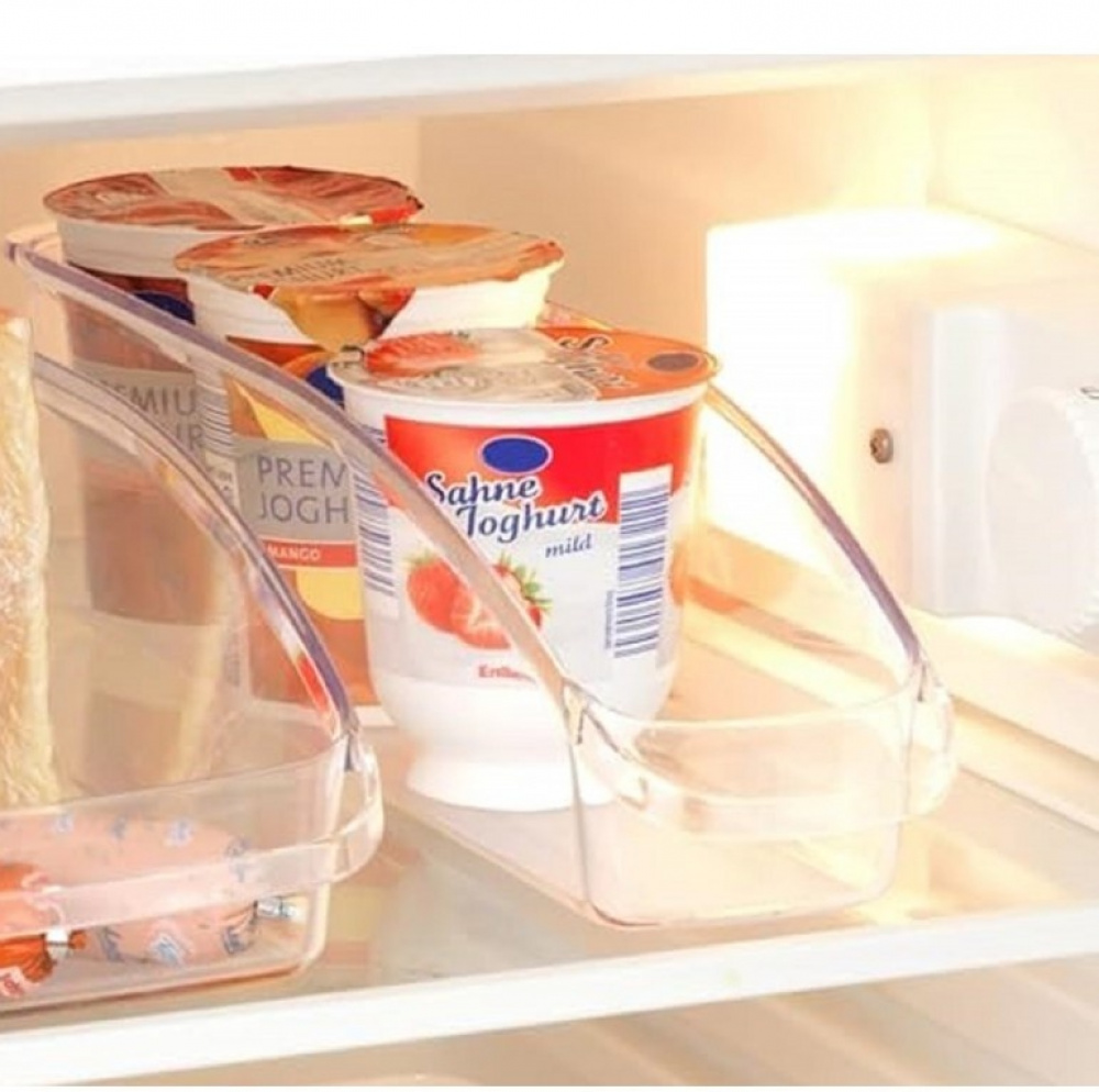 Förvaringsbricka, långsmal, FRIGO SMALL, 32 x 7,5 x H 8 cm, Klar i gruppen Förvaring / Köksförvaring / Kylskåpsförvaring hos SmartaSaker.se (40690)