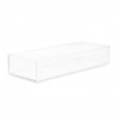 Förvaringsbricka, Stapelbar, Avlång, SELENA ORGANISER MEDIUM, 25,6 x 9,7 x H 4,8 cm, Klar Förvaringsbricka, Stapelbar, Avlång, SELENA ORGANISER MEDIUM, 25,6 x 9,7 x H 4,8 cm, Klar