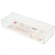 Förvaringsbricka, Stapelbar, Avlång, SELENA ORGANISER MEDIUM, 25,6 x 9,7 x H 4,8 cm, Klar Förvaringsbricka, Stapelbar, Avlång, SELENA ORGANISER MEDIUM, 25,6 x 9,7 x H 4,8 cm, Klar