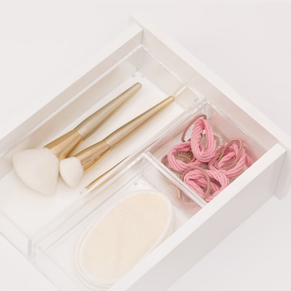 Förvaringsbricka, Stapelbar, Fyrkantig, SELENA ORGANISER XS, 9,6 x 9,6 x H 4,8 cm, Klar i gruppen Förvaring / Förvaringslådor hos SmartaSaker.se (40701)