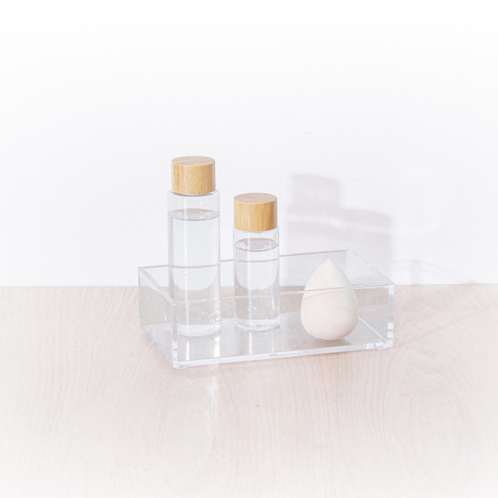 Förvaringsbricka, Stapelbar, Rektangulär, SELENA ORGANISER SMALL, 16 x 9,7 x H 4,8 cm, Klar i gruppen Förvaring / Badrumsförvaring hos SmartaSaker.se (40703)