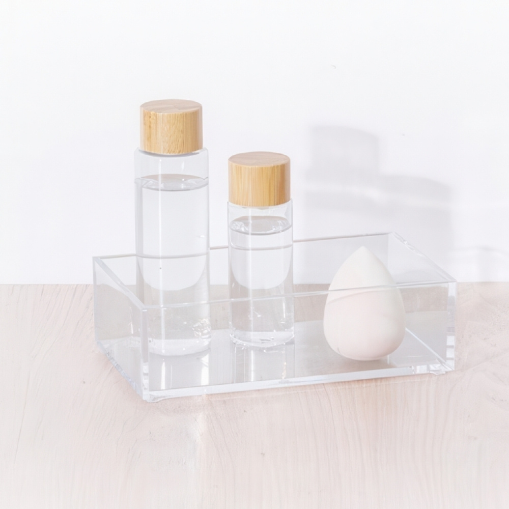 Förvaringsbricka, Stapelbar, Rektangulär, SELENA ORGANISER SMALL, 16 x 9,7 x H 4,8 cm, Klar i gruppen Förvaring / Badrumsförvaring hos SmartaSaker.se (40703)