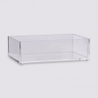 Förvaringsbricka, Stapelbar, Rektangulär, SELENA ORGANISER SMALL, 16 x 9,7 x H 4,8 cm, Klar Förvaringsbricka, Stapelbar, Rektangulär, SELENA ORGANISER SMALL, 16 x 9,7 x H 4,8 cm, Klar
