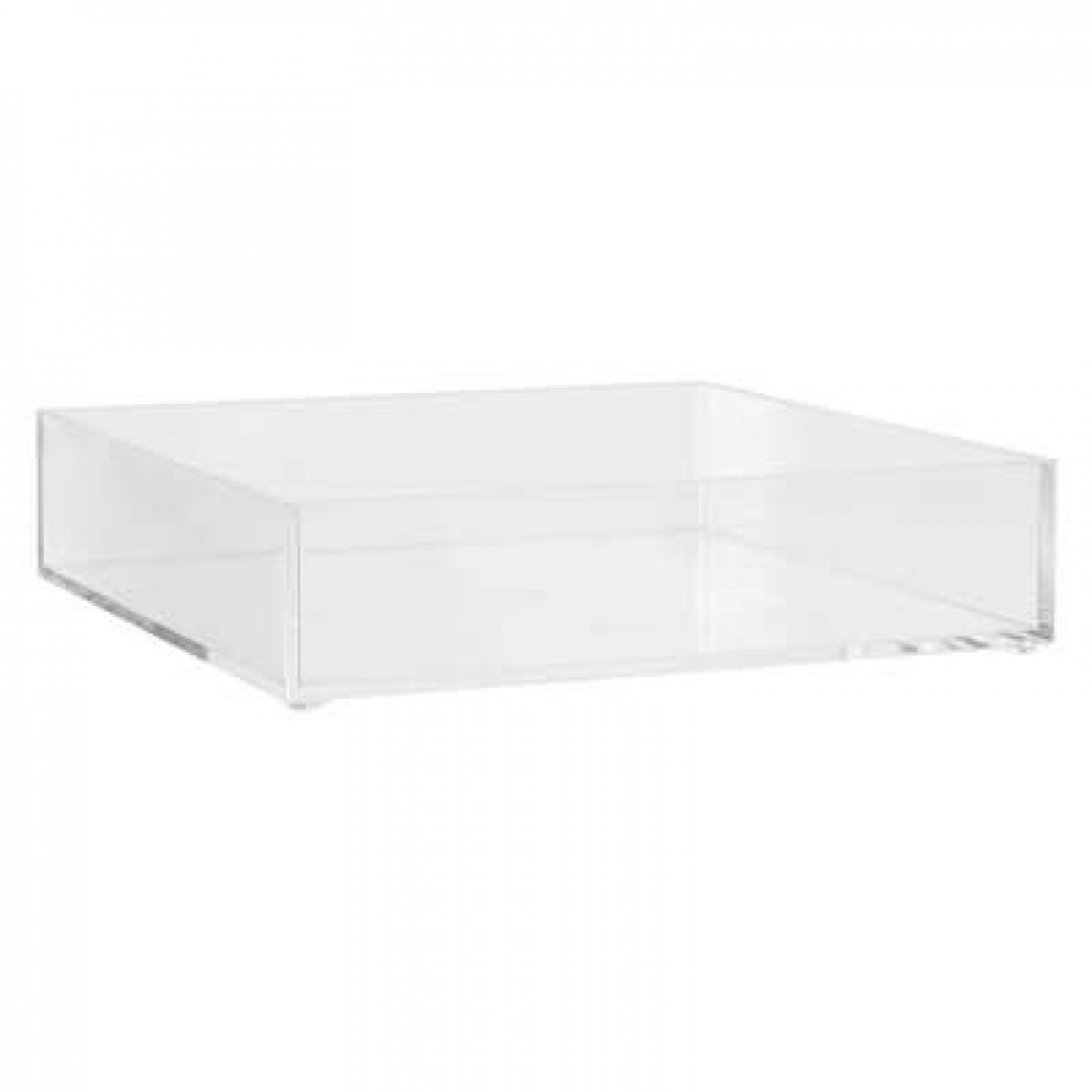 Förvaringsbricka, Stapelbar, SELENA ORGANISER SQUARE, 20 x 20 x H 4,8 cm, Klar i gruppen Förvaring / Förvaringslådor hos SmartaSaker.se (40704)