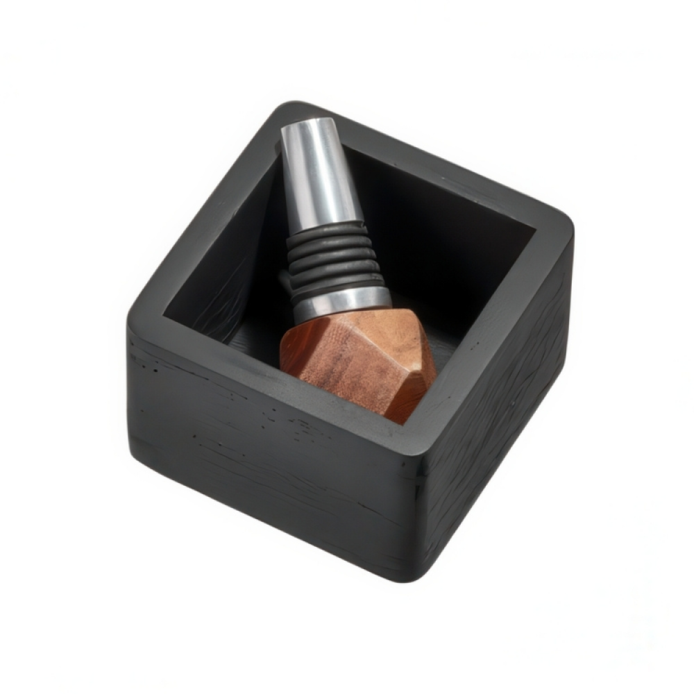 Förvaringsbricka, THE HOME EDIT MINI DRAWER ORGANIZER, 7,6 x 7,6 x H5,1 cm, Svart i gruppen Förvaring / Köksförvaring / Organisera köksskåp / Besticklådor hos SmartaSaker.se (40706)