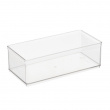 Förvaringsburk, THE HOME EDIT LARGE BIN ORGANIZER, 24,1 x 12,1 x H 8,3 cm, Transparent