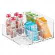 Förvaringsburk, THE HOME EDIT MEDIUM BIN ORGANIZER, 16,5 x 12,1 x H 8,3 cm, Transparent