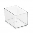 Förvaringsburk, THE HOME EDIT SMALL BIN ORGANIZER, 12,1 x 8,3 x H 8,3 cm, Transparent Förvaringsburk, THE HOME EDIT SMALL BIN ORGANIZER, 12,1 x 8,3 x H 8,3 cm, Transparent