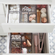Förvaringsburk, THE HOME EDIT SMALL BIN ORGANIZER, 12,1 x 8,3 x H 8,3 cm, Transparent Förvaringsburk, THE HOME EDIT SMALL BIN ORGANIZER, 12,1 x 8,3 x H 8,3 cm, Transparent