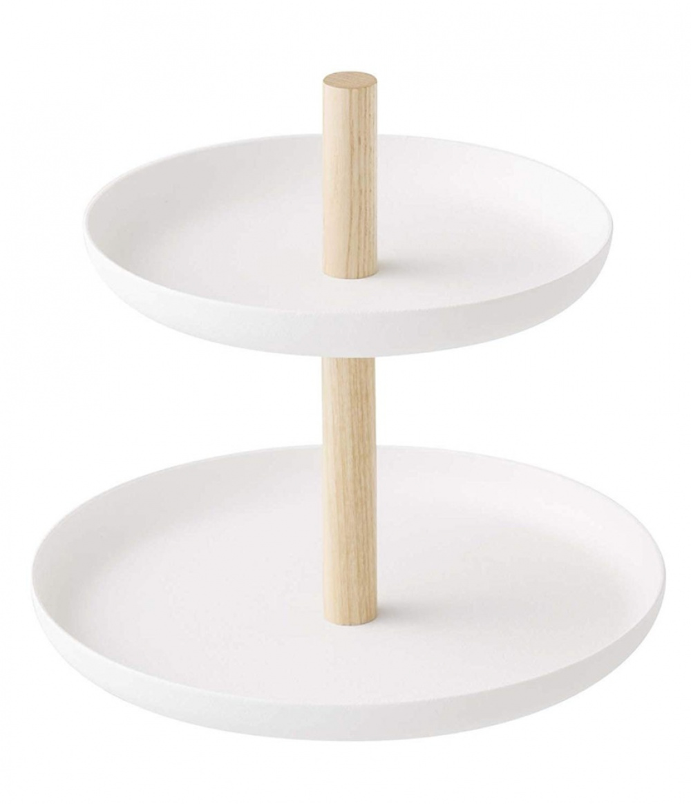 Förvaringsfat / smyckesfat, TOSCA ACCESSORIES TRAY, Yamazaki, Vit i gruppen Förvaring / Sovrumsförvaring / Smyckesförvaring hos SmartaSaker.se (40723)