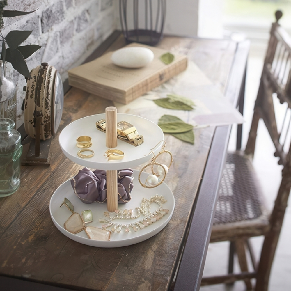 Förvaringsfat / smyckesfat, TOSCA ACCESSORIES TRAY, Yamazaki, Vit i gruppen Förvaring / Sovrumsförvaring / Smyckesförvaring hos SmartaSaker.se (40723)