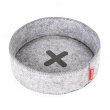 Förvaringsfat i filt, 2 st, ROUND CATCH-ALL TRAYS, Grå Förvaringsfat i filt, 2 st, ROUND CATCH-ALL TRAYS, Grå