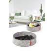 Förvaringsfat i filt, 2 st, ROUND CATCH-ALL TRAYS, Grå Förvaringsfat i filt, 2 st, ROUND CATCH-ALL TRAYS, Grå