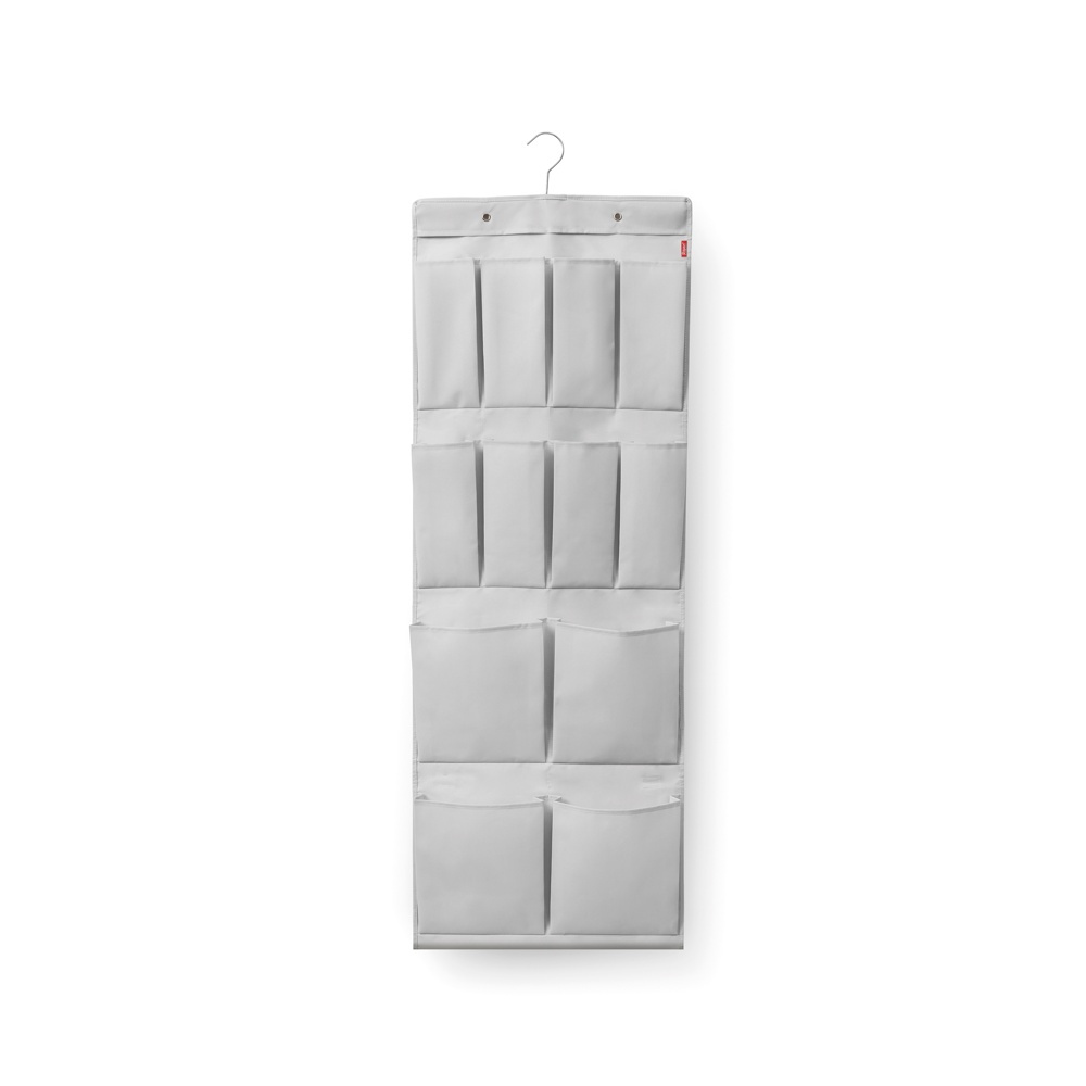 Förvaringsfickor för dörr eller klädstång, MULTIPURPOSE TIDY, 45 x H 150 cm, Grå i gruppen Förvaring / Garderobsförvaring hos SmartaSaker.se (40727)