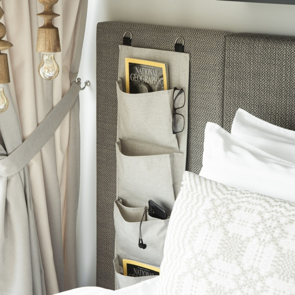 Förvaringsfickor, 4-fack, BIGSO HANG UP STORAGE, 30 x H 100 cm i gruppen Förvaring / Garderobsförvaring hos SmartaSaker.se (40728)