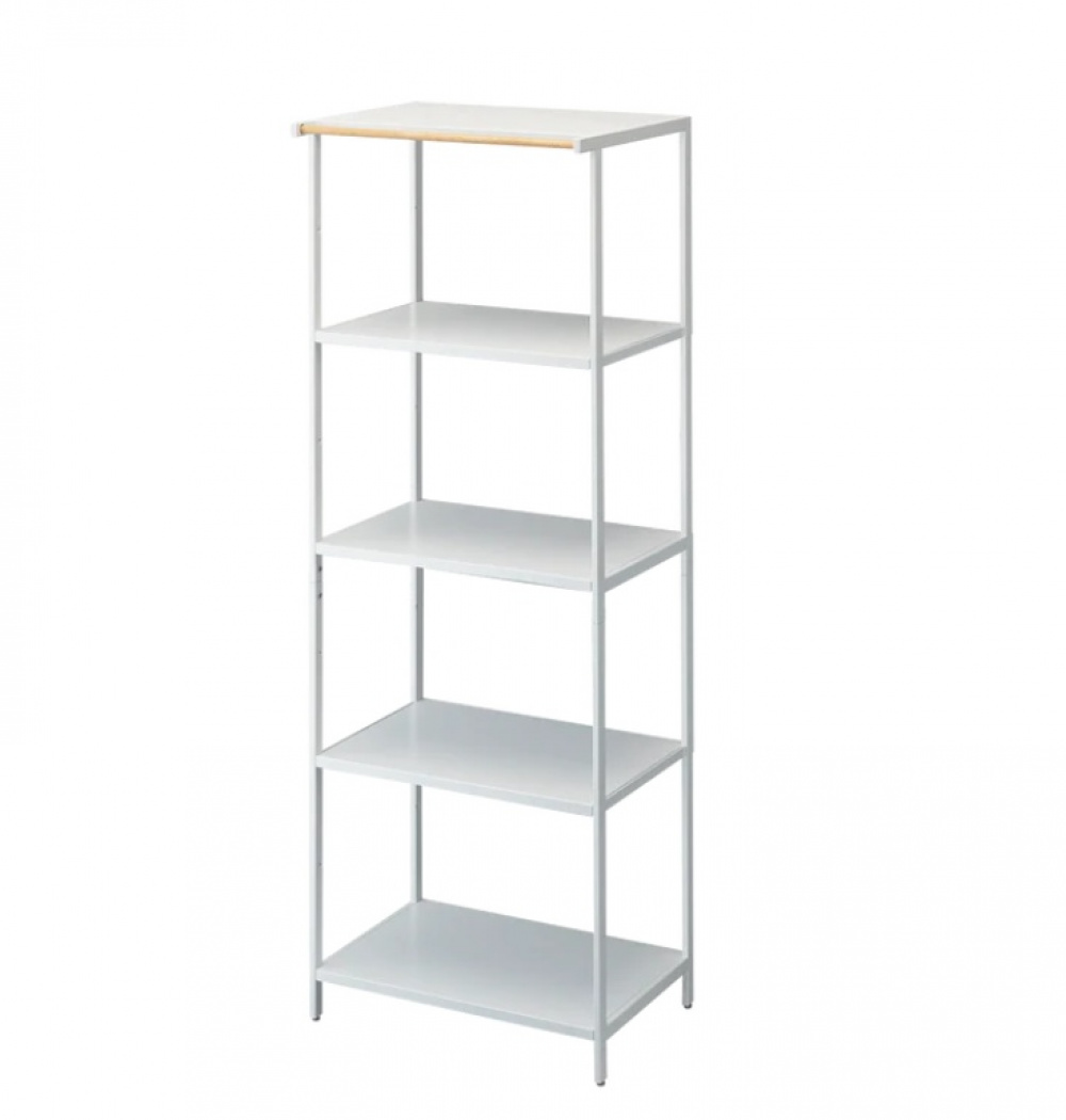 Förvaringshylla i metall, TOWER 5-TIERED RACK, 60 x 46,5 x H 170 cm, Yamazaki, Vit i gruppen Förvaring / Hallförvaring hos SmartaSaker.se (40731)