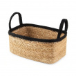 Förvaringskorg av Sjögräs och Jute, SMALL PANIER DE RANGEMENT, 24 x 15 x H 12 cm, Natur / Svart Förvaringskorg av Sjögräs och Jute, SMALL PANIER DE RANGEMENT, 24 x 15 x H 12 cm, Natur / Svart