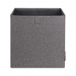 Förvaringskorg i tyg, BIGSO CUBE, 31,5 x H 31,5 cm, Grå Förvaringskorg i tyg, BIGSO CUBE, 31,5 x H 31,5 cm, Grå