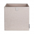 Förvaringskorg i tyg, BIGSO CUBE, 31,5 x H 31,5 cm, Beige Förvaringskorg i tyg, BIGSO CUBE, 31,5 x H 31,5 cm, Beige