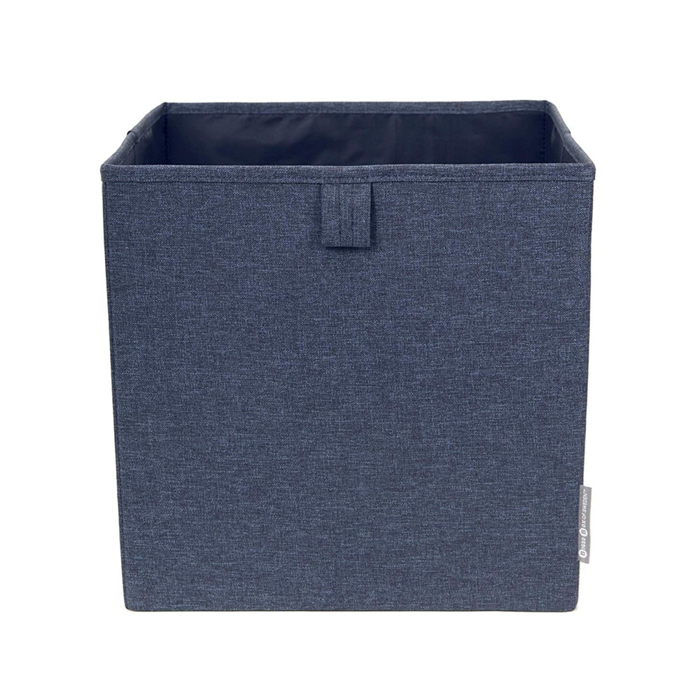 Förvaringskorg i tyg, BIGSO CUBE, 31,5 x H31,5 cm, Blå i gruppen Förvaring / Förvaringslådor hos SmartaSaker.se (40742)