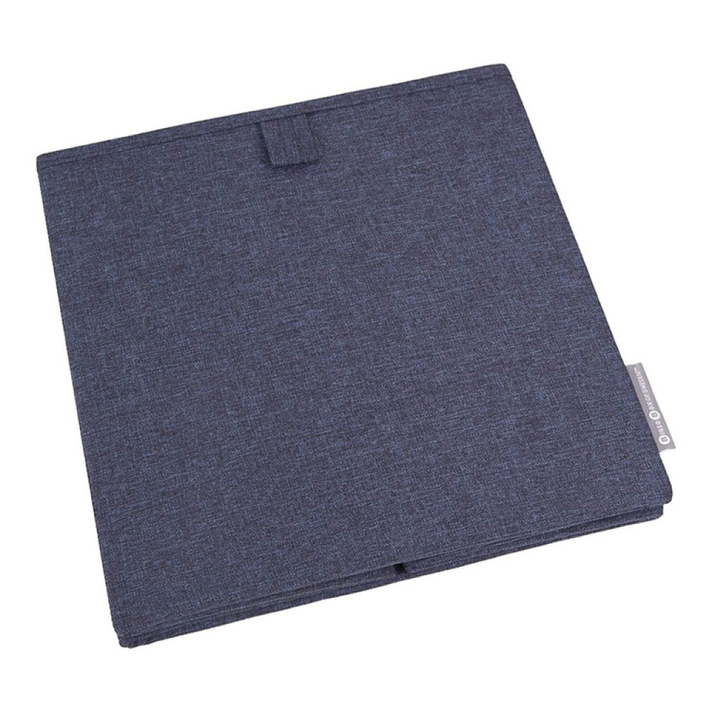 Förvaringskorg i tyg, BIGSO CUBE, 31,5 x H31,5 cm, Blå i gruppen Förvaring / Förvaringslådor hos SmartaSaker.se (40742)