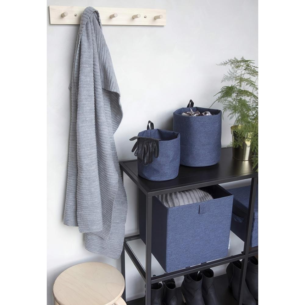 Förvaringskorg i tyg, BIGSO CUBE, 31,5 x H31,5 cm, Blå i gruppen Förvaring / Förvaringslådor hos SmartaSaker.se (40742)