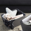 Förvaringskorg i tyg, BIGSO TAPERED BIN SMALL, 35 x 26 x H 19 cm Förvaringskorg i tyg, BIGSO TAPERED BIN SMALL, 35 x 26 x H 19 cm