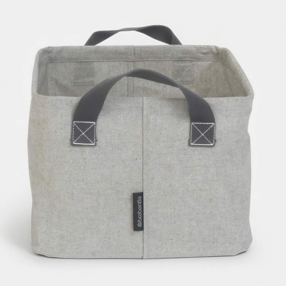 Förvaringskorg i tyg, Hopfällbar, BRABANTIA, 37 x 44 x H 26 cm, Beige-Grå i gruppen Förvaring / Garderobsförvaring / Sorteringslådor hos SmartaSaker.se (40748)