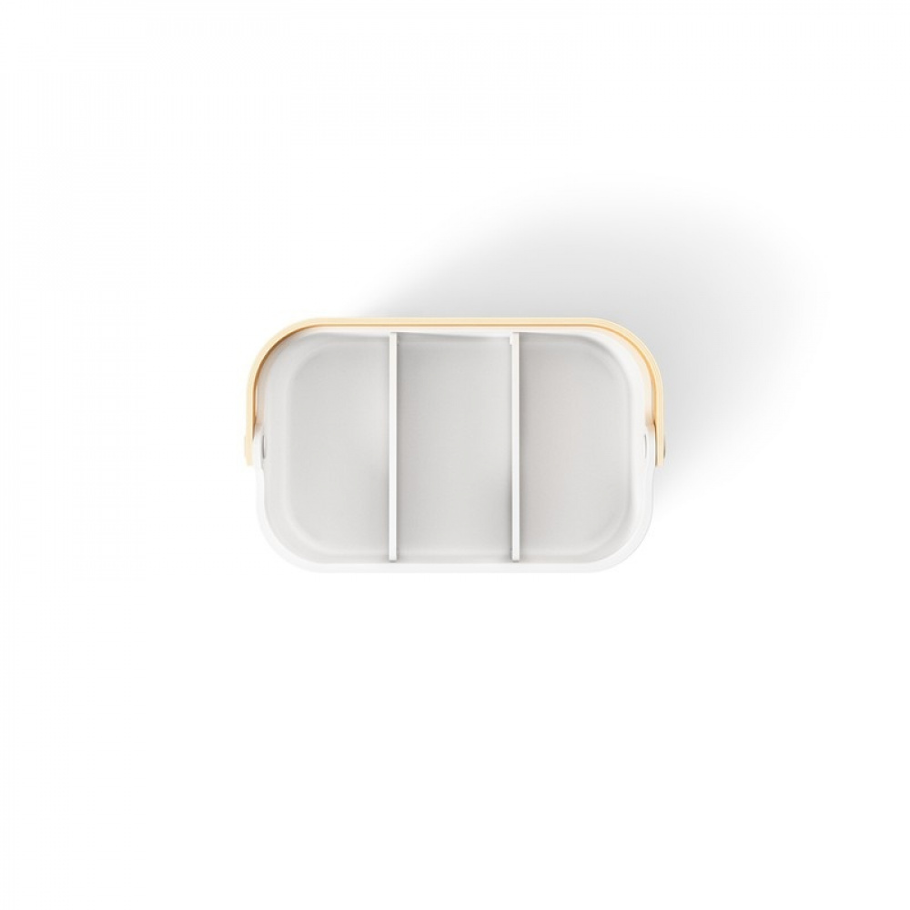 Förvaringskorg med 2 fack, UMBRA BELLWOOD BIN, 29x 17,5 x H 13 cm, Vit / Natur i gruppen Förvaring / Städförvaring och sopsortering / Städkorgar hos SmartaSaker.se (40750)