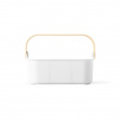 Förvaringskorg med 2 fack, UMBRA BELLWOOD BIN, 29x 17,5 x H 13 cm, Vit / Natur Förvaringskorg med 2 fack, UMBRA BELLWOOD BIN, 29x 17,5 x H 13 cm, Vit / Natur