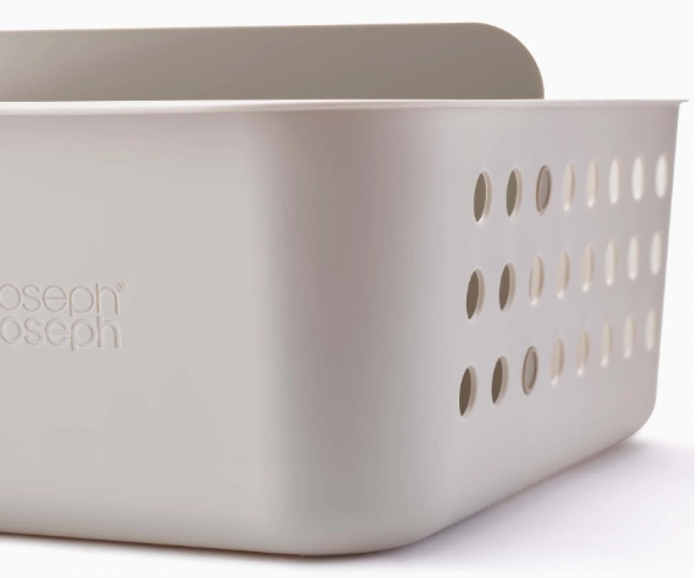 Förvaringskorg med avdelare, EASY STORE LARGE, 24 x 35 x H 15,8 cm , Joseph Joseph, Ljusgrå i gruppen Förvaring / Förvaringslådor / JosephJoseph förvaringslådor hos SmartaSaker.se (40752)