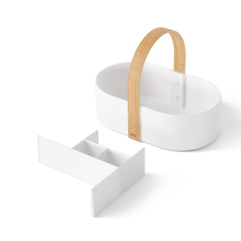 Förvaringskorg med fack, UMBRA BELLWOOD CADDY, 30 x 20 x H 23 cm i gruppen Förvaring / Badrumsförvaring hos SmartaSaker.se (40755)