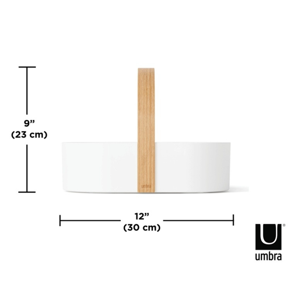 Förvaringskorg med fack, UMBRA BELLWOOD CADDY, 30 x 20 x H 23 cm i gruppen Förvaring / Badrumsförvaring hos SmartaSaker.se (40755)
