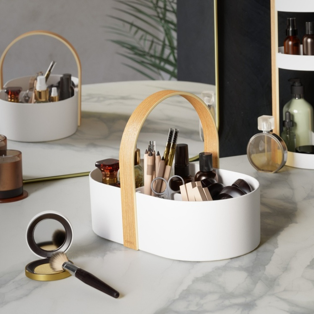 Förvaringskorg med fack, UMBRA BELLWOOD CADDY, 30 x 20 x H 23 cm i gruppen Förvaring / Badrumsförvaring hos SmartaSaker.se (40755)