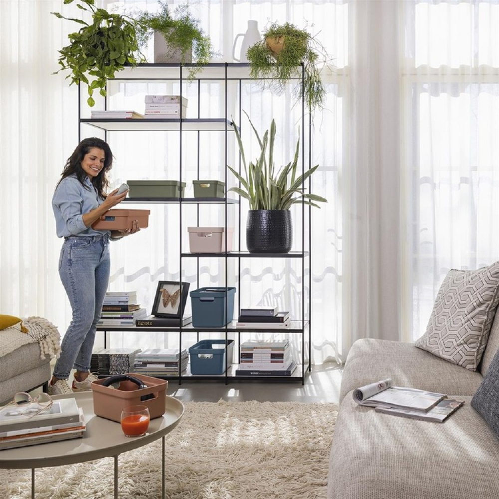 Förvaringskorg, 18 Liter, SIGMA BASKET HIGH, Blå i gruppen Förvaring / Förvaringslådor hos SmartaSaker.se (40761)