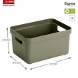 Förvaringskorg, 5 Liter, SIGMA BASKET SMALL, 25,2 x 17,5 x H12,2 cm Förvaringskorg, 5 Liter, SIGMA BASKET SMALL, 25,2 x 17,5 x H12,2 cm
