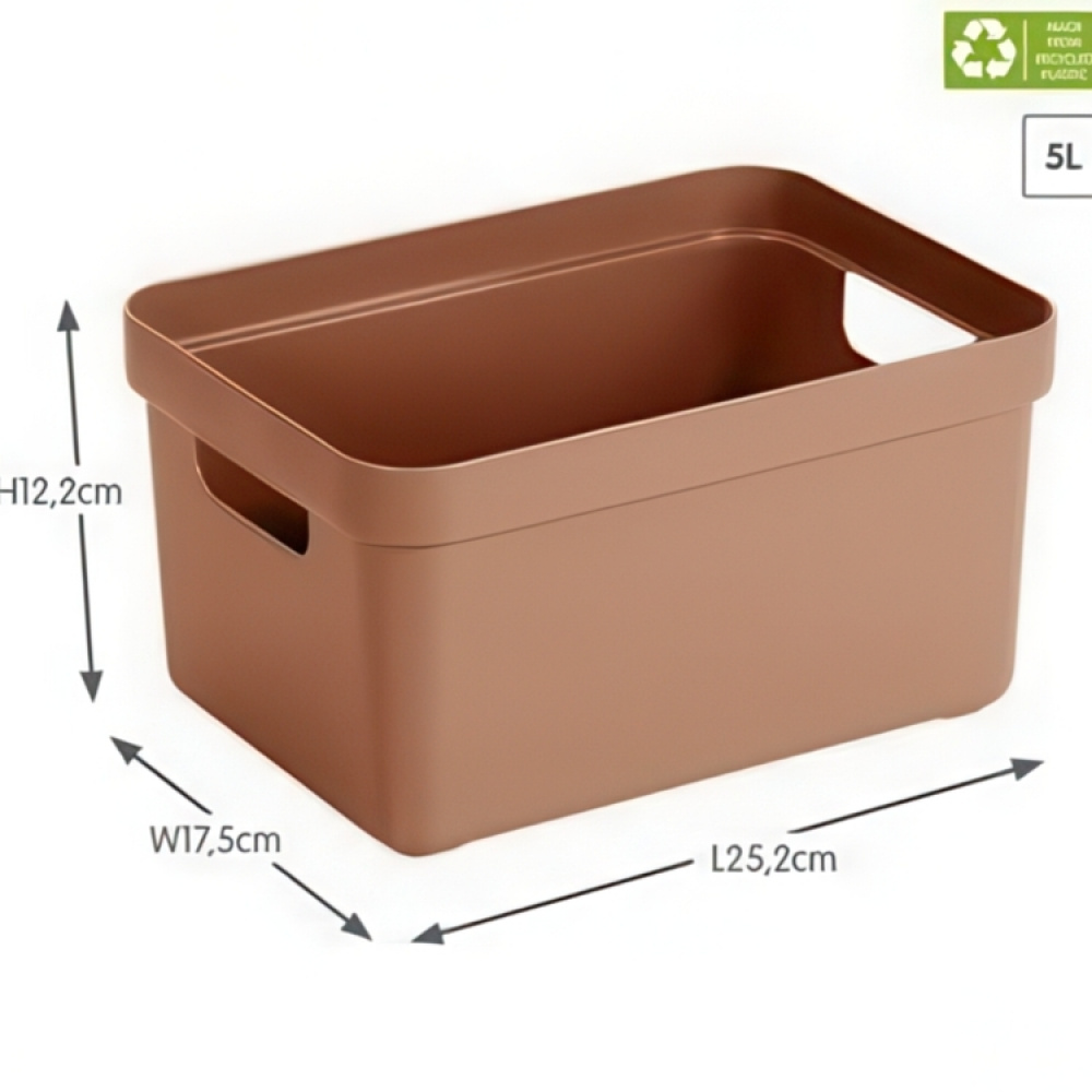 Förvaringskorg, 5 Liter, SIGMA BASKET SMALL, 25,2 x 17,5 x H12,2 cm i gruppen Förvaring / Förvaringslådor hos SmartaSaker.se (40764)