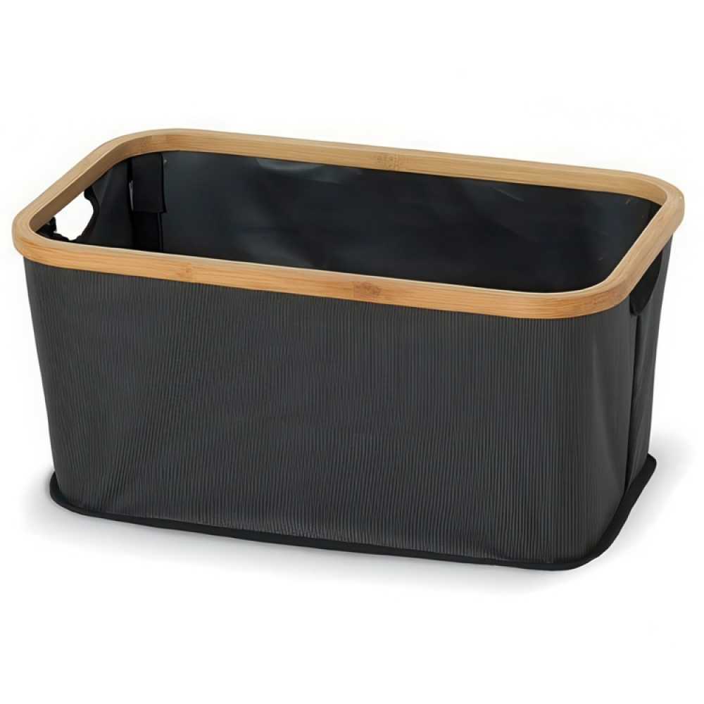 Förvaringskorg, CECTA PER BUCATO, 54 x 34 x H 25 cm, Mörkgrå / Bambu i gruppen Förvaring / Garderobsförvaring / Sorteringslådor hos SmartaSaker.se (40766)