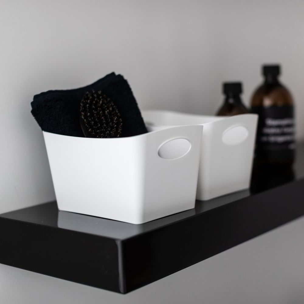 Förvaringskorg, KOZIOL BOXXX ORGANIC SMALL 13 x 19 x H 11 cm, Ljusgrön. i gruppen Förvaring / Städförvaring och sopsortering / Städkorgar hos SmartaSaker.se (40770)