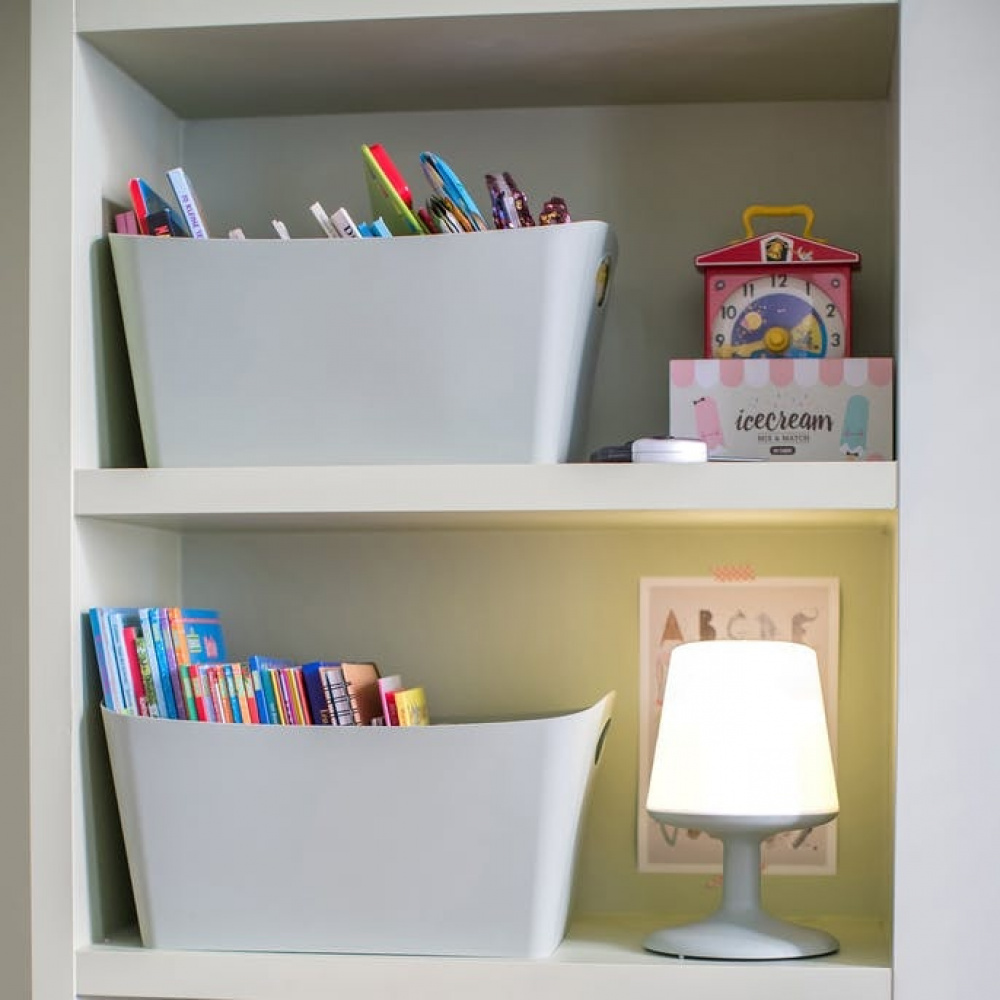 Förvaringskorg, KOZIOL BOXXX ORGANIC SMALL 13 x 19 x H 11 cm, Ljusgrön. i gruppen Förvaring / Städförvaring och sopsortering / Städkorgar hos SmartaSaker.se (40770)
