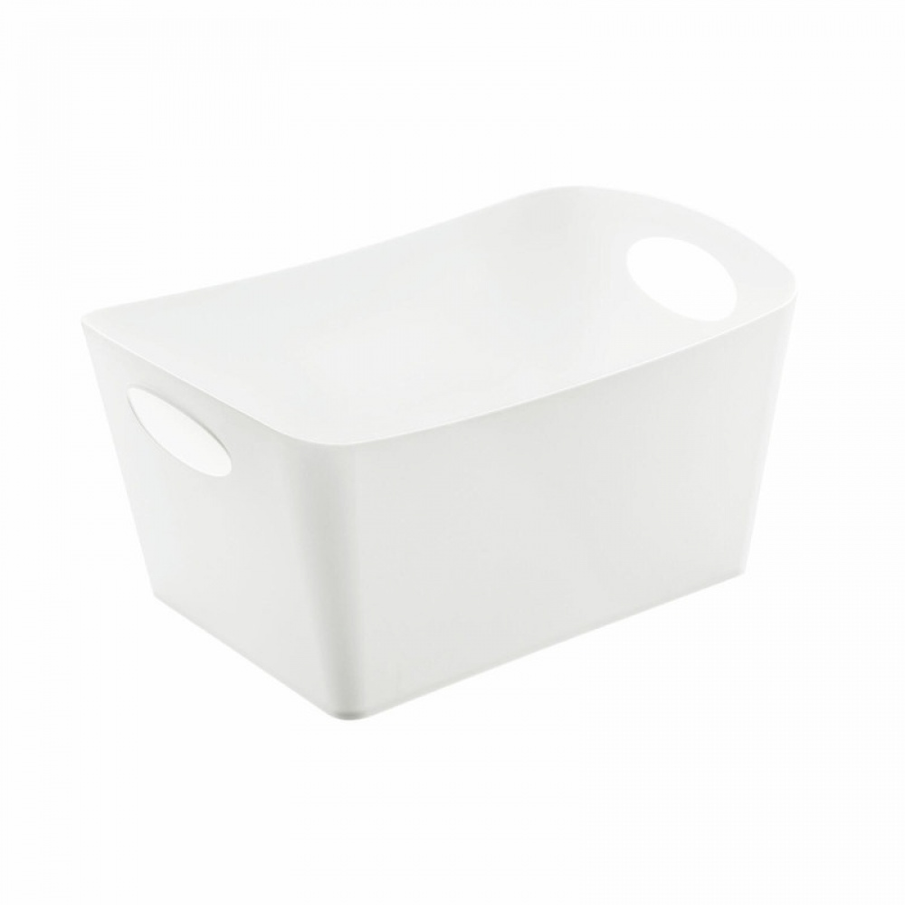 Förvaringskorg, KOZIOL BOXXX ECO MEDIUM, 20 x 30 x H 15 cm, Vit i gruppen Förvaring / Städförvaring och sopsortering / Städkorgar hos SmartaSaker.se (40771)