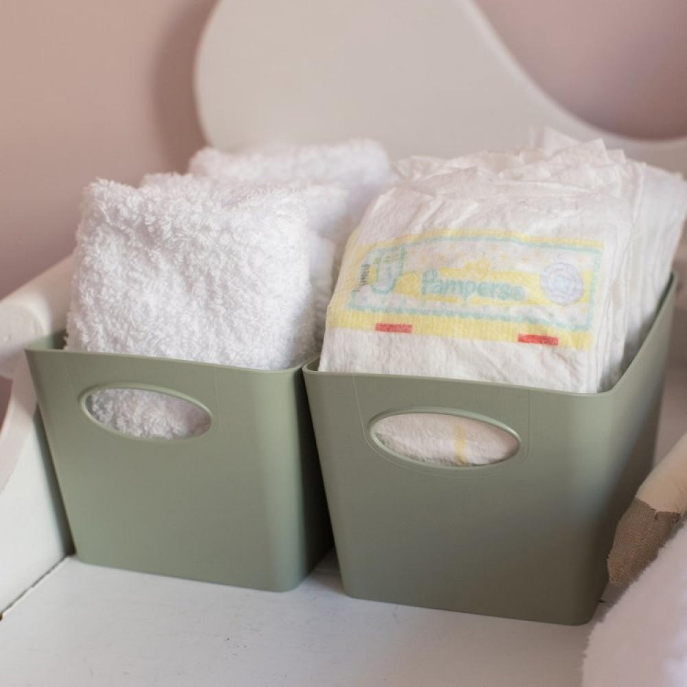 Förvaringskorg, KOZIOL BOXXX ECO MEDIUM, 20 x 30 x H 15 cm, Vit i gruppen Förvaring / Städförvaring och sopsortering / Städkorgar hos SmartaSaker.se (40771)