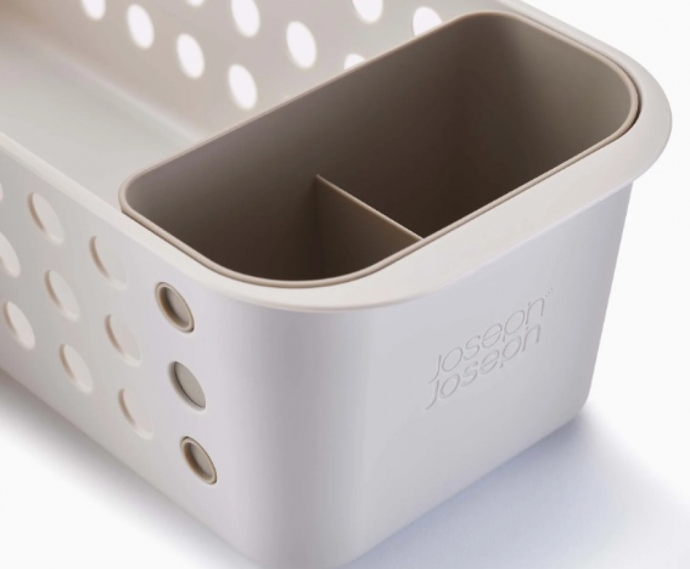 Förvaringskorg, Långsmal, EASY STORE SLIMLINE, 16 x 40 x H 13 cm, Joseph Joseph, Ljusgrå i gruppen Förvaring / Förvaringslådor / JosephJoseph förvaringslådor hos SmartaSaker.se (40773)