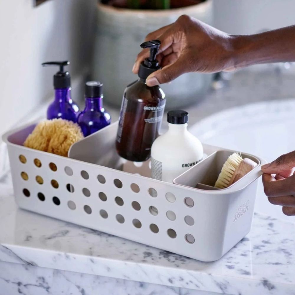 Förvaringskorg, Långsmal, EASY STORE SLIMLINE, 16 x 40 x H 13 cm, Joseph Joseph, Ljusgrå i gruppen Förvaring / Förvaringslådor / JosephJoseph förvaringslådor hos SmartaSaker.se (40773)