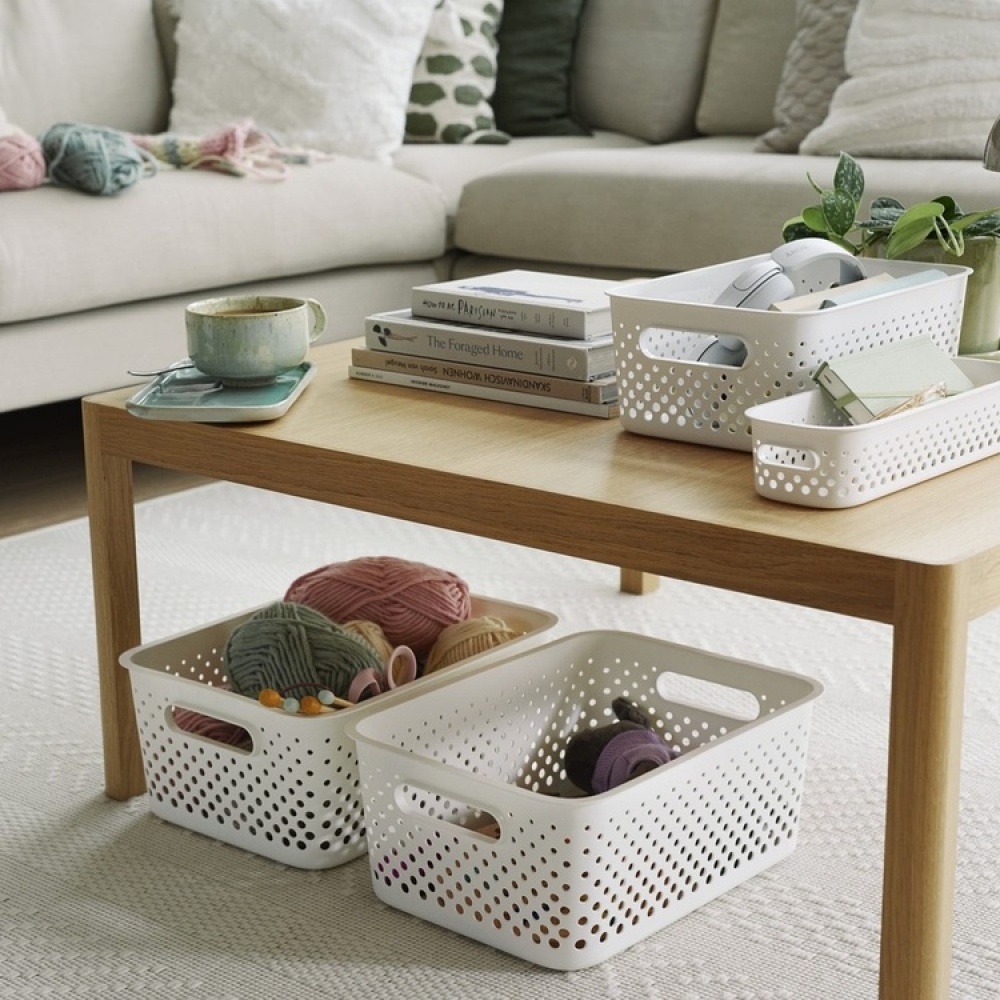 Förvaringskorg, SMARTSTORE ESSENCE LARGE, 36,5 x 27 x H 15 i gruppen Förvaring / Förvaringslådor / SmartStore förvaringslådor hos SmartaSaker.se (40775)
