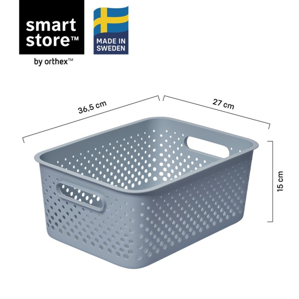 Förvaringskorg, SMARTSTORE ESSENCE LARGE, 36,5 x 27 x H 15 i gruppen Förvaring / Förvaringslådor / SmartStore förvaringslådor hos SmartaSaker.se (40775)