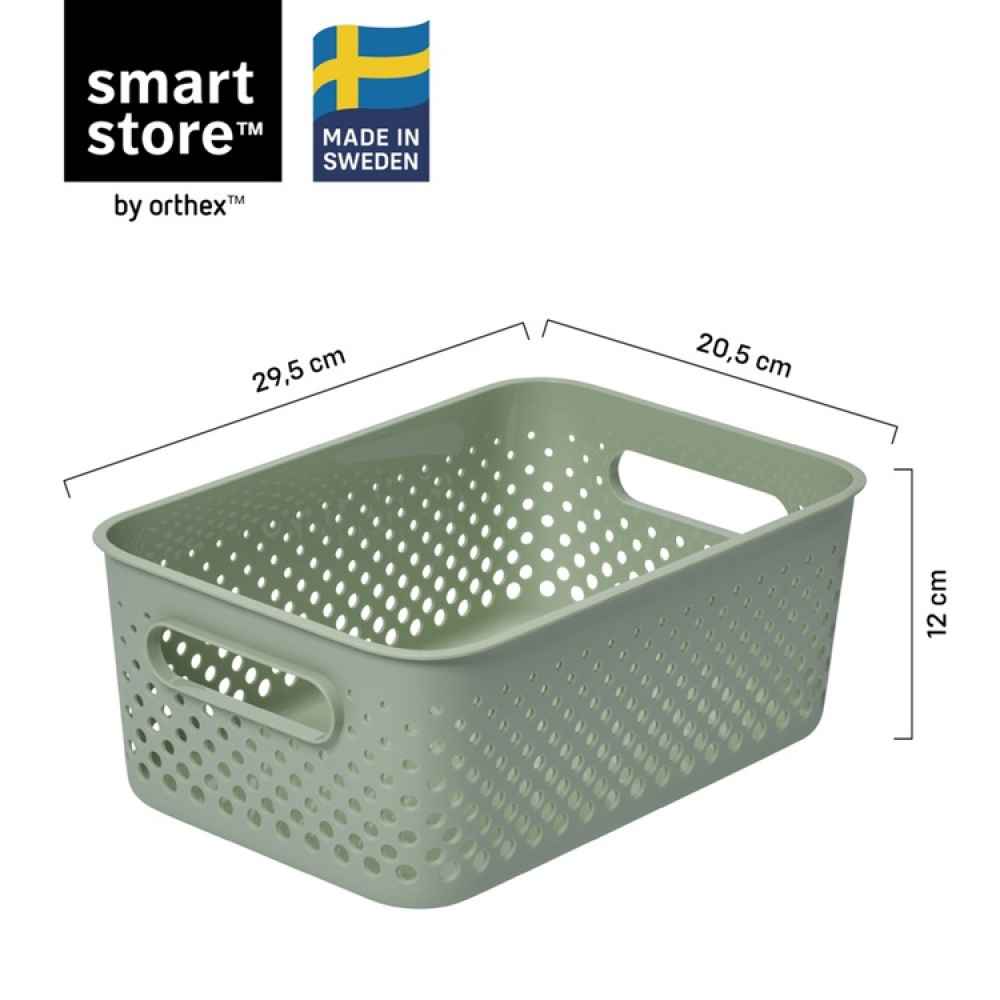 Förvaringskorg, SMARTSTORE ESSENCE MEDIUM, 29,5 x 20,5 x H 12 cm i gruppen Förvaring / Förvaringslådor / SmartStore förvaringslådor hos SmartaSaker.se (40776)