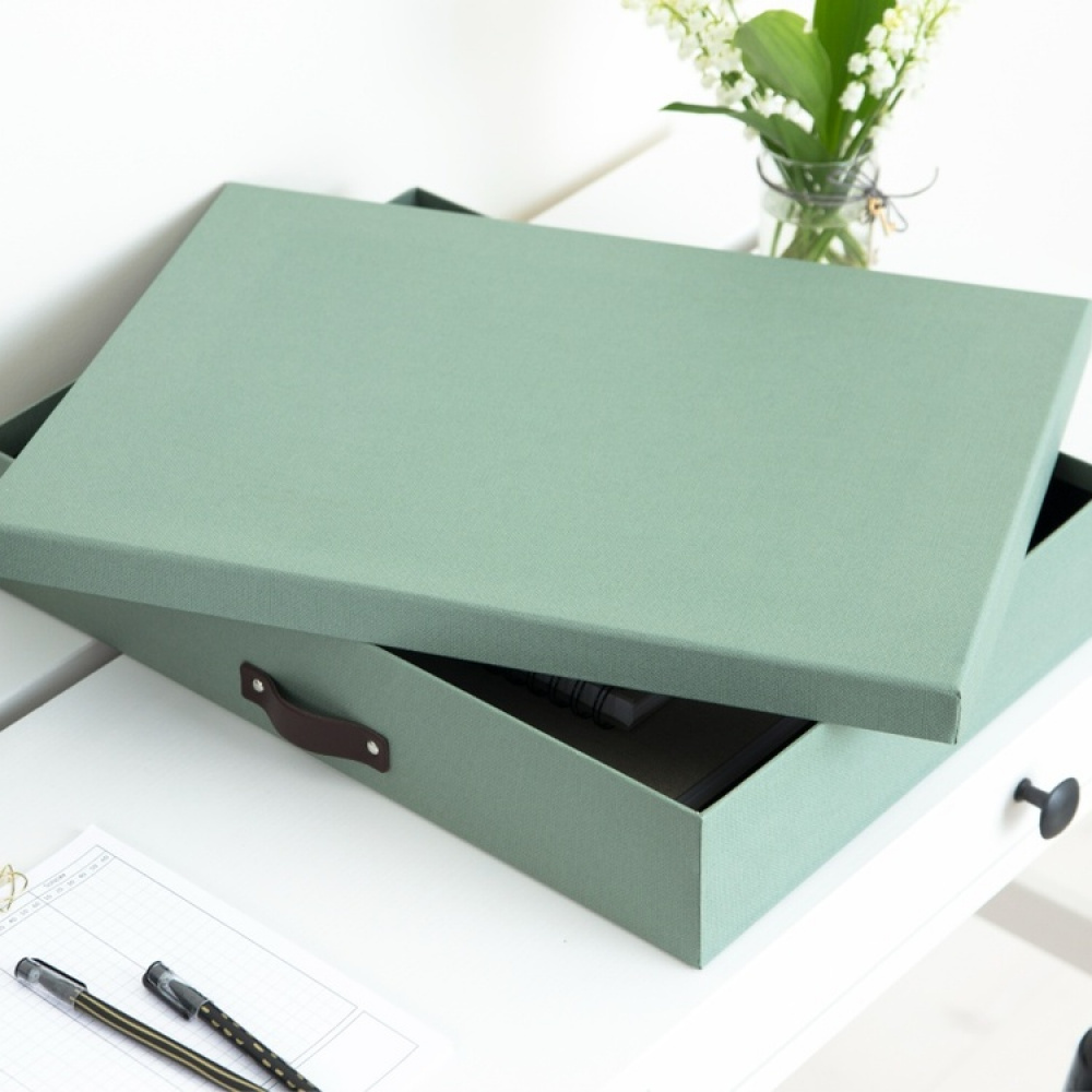 Förvaringslåda A3, BIGSO SVERKER CANVAS, 43,5 x 31 x H 8,5 cm i gruppen Förvaring / Förvaringslådor / BigSo förvaringslådor hos SmartaSaker.se (40780)